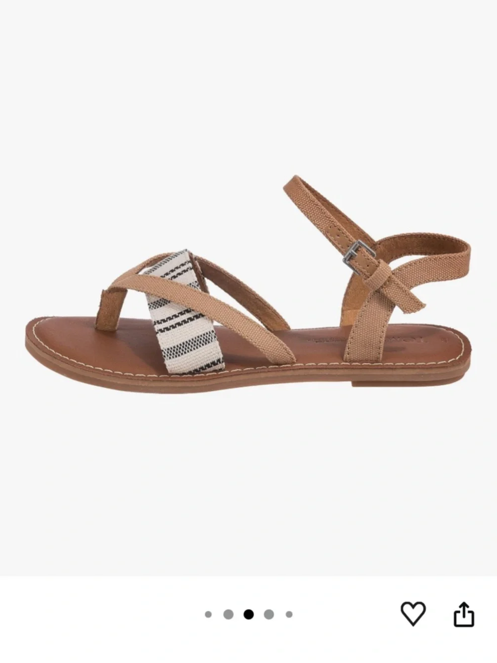 Toms Lexi Thong Sandal Size 8 - Picture 3 of 6